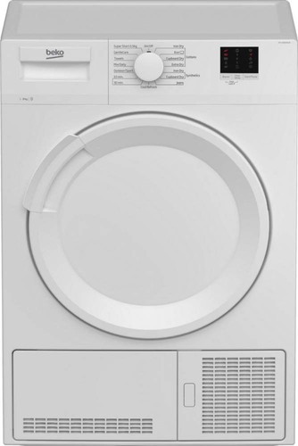Beko dtlce80041w 8kg condenser - 8kg,