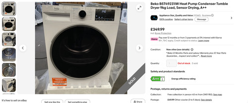 Beko b5t49231iw heat pump - b5t49231iw,